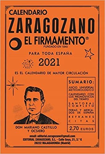 [978-84-946419-6-1] Calendario zaragozano 2021