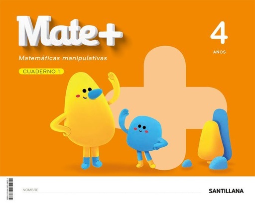 [978-84-680-5905-1] MATE+ MATEMATICAS MANIPULATIVAS 4 AÑOS
