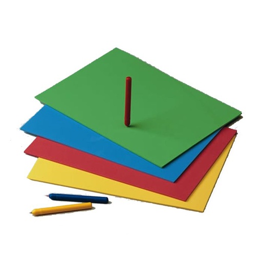 [654] LAMINA PICADO GOMA EVA 4MM 20X30 4 COLORES SURTIDOS