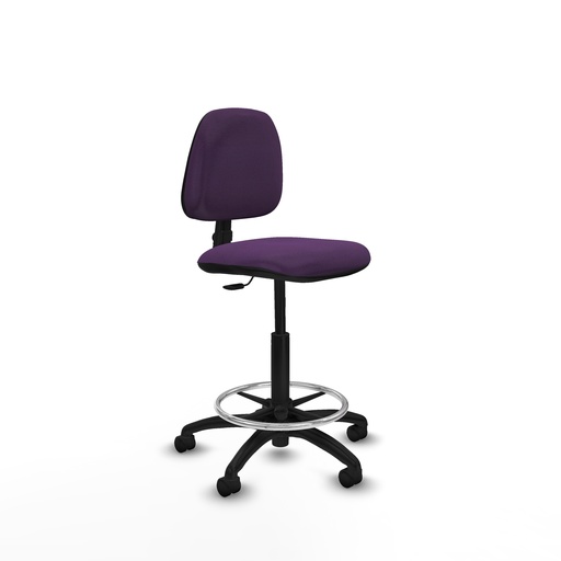 [T12CPB760B0001RN] Taburete isso cp bali morado sin brazos base poliamida ruedas nailon 50MM