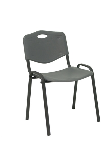 [PACK226PTNI600] Pack 2 sillas iso plastic pvc gris