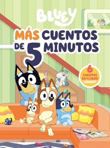 [978-84-488-7206-9] Bluey. Recopilatorio de cuentos - Más cuentos de 5 minutos (edición en español)