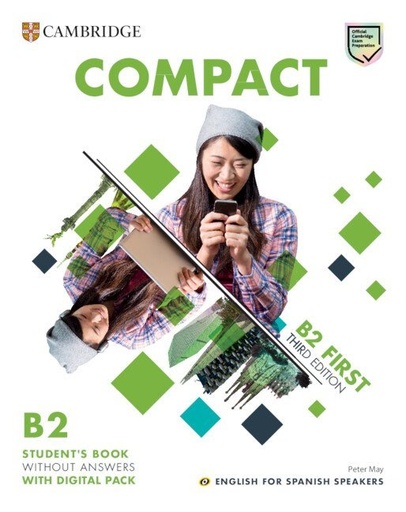 [978-84-1322-469-5] Compact First Students Book without Answers English for Spanish Speakers
