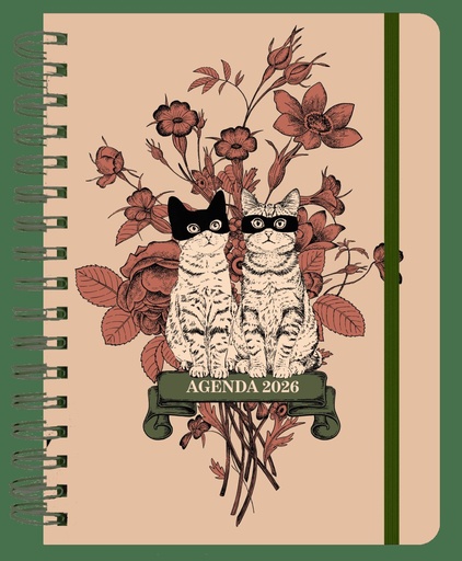 [978-84-19215-67-3] Agenda anual semanal 2026 Laura Agustí "Gatos"