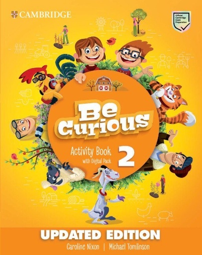 [978-84-1322-185-4] Be Curious Updated Level 2 Activity Book with Home Booklet and Digital Pack Updat